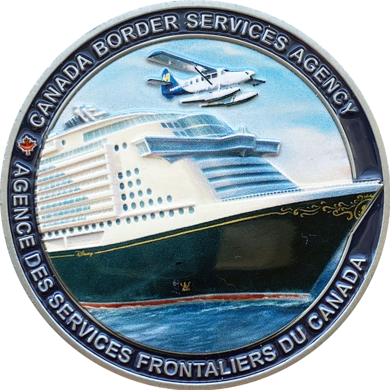 CBSA Cruise Ship custom challenge coin