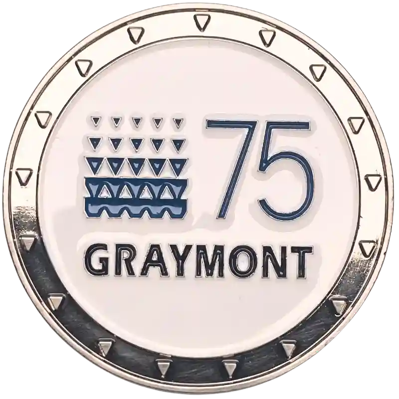 Graymont Challenge Coin frontside