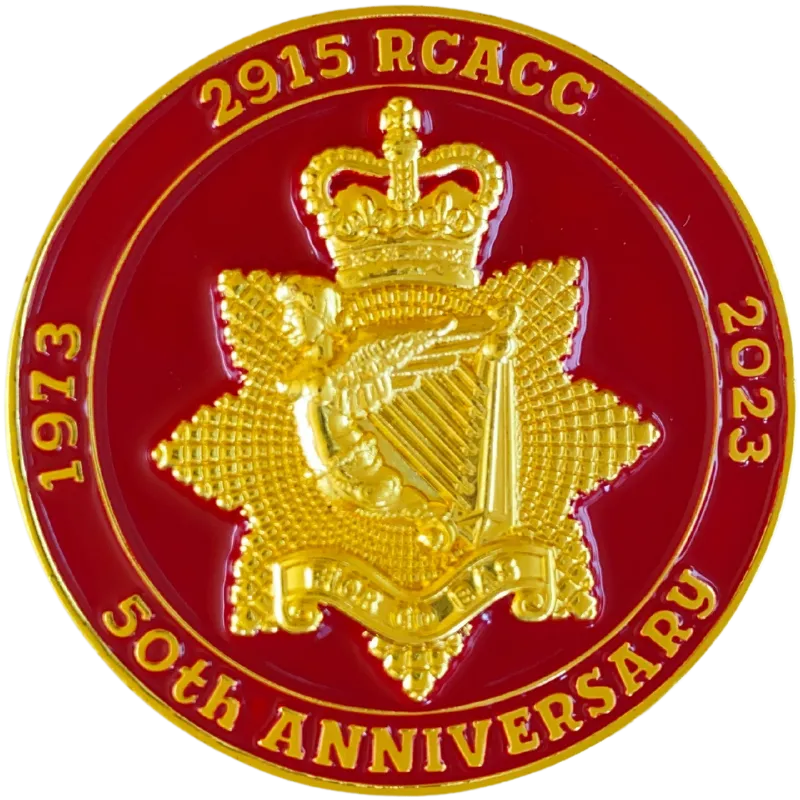 Royal Canadian Army Cadets Corps challenge coin frontside