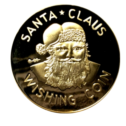 Santa Claus Wishing Coin Frontside