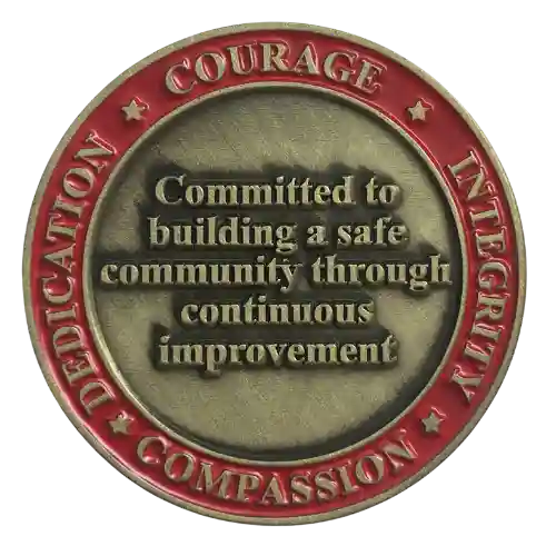 St.Catharines Fire Services Coin Backside