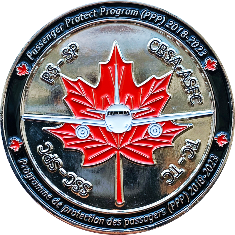 CBSA PPP custom challenge coin