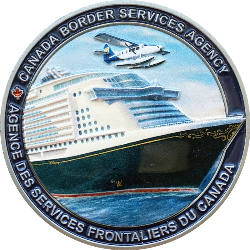 Canada Border Services Agency challenge coin