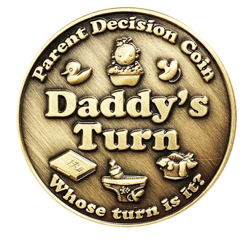 Daddy's Turn Antique Gold Coin