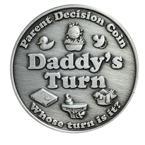 Daddy's-Turn Antique Silver Coin