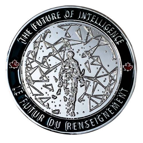 Intelligence Analyst Forum Challenge Coin Backside