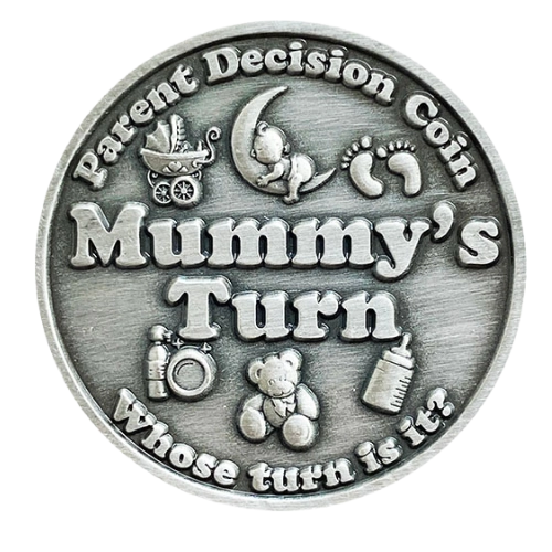 Mummy's Turn Antique Silver Coin