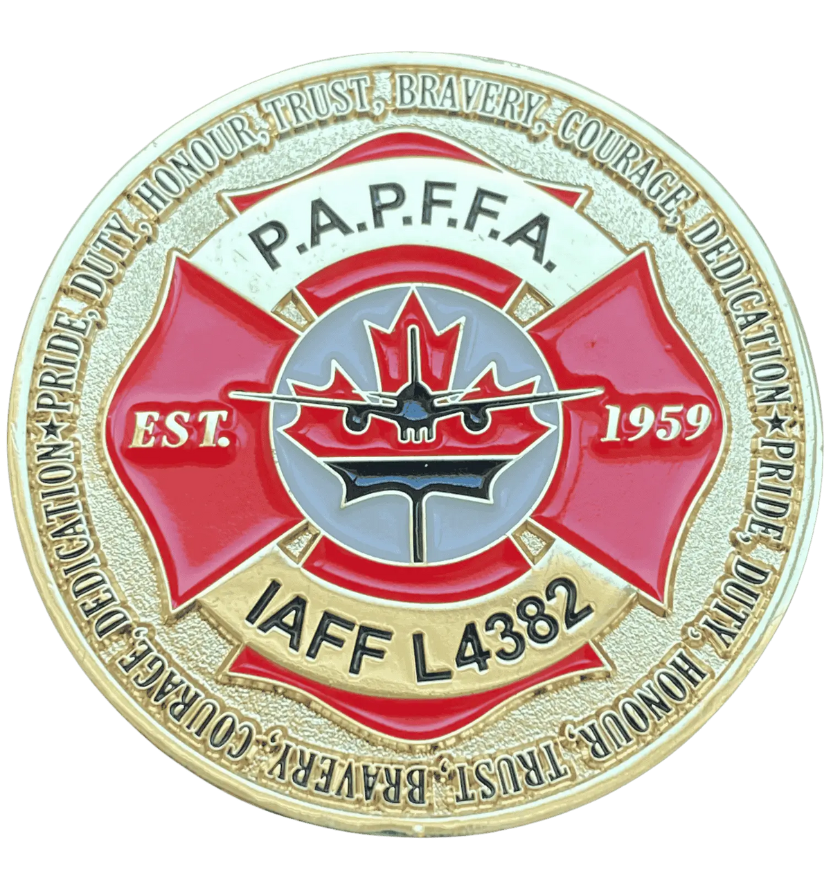 Toronto Airport Firefighter Challenge Coin