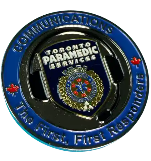 Toronto Paramedic Services Challenge Coin frontside 2