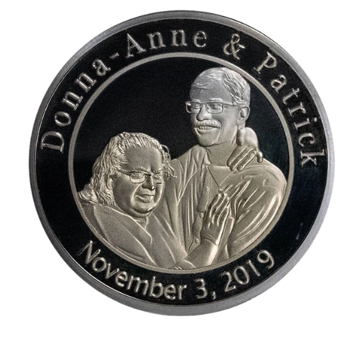 Wedding Coin Donna and Patrick