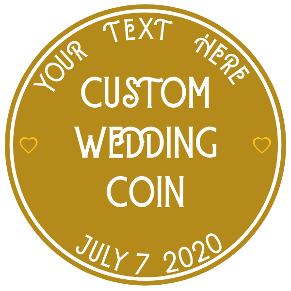 Custom Wedding Coin Backside
