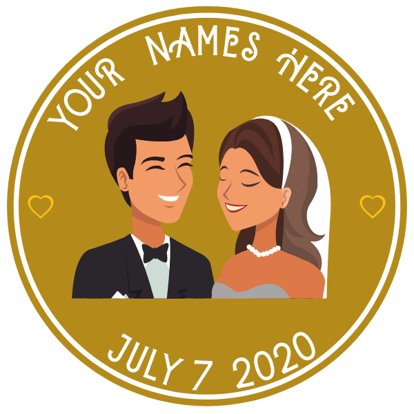 Custom Wedding Coin