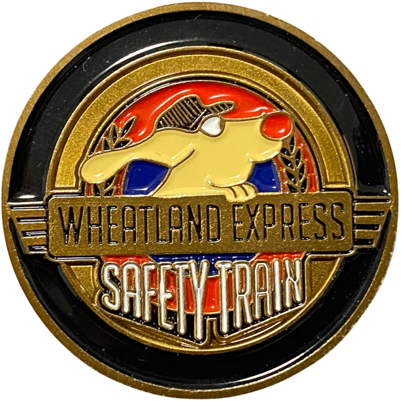 Wheatland Express Promotional Coin Strike Your Coin